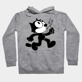 felix the cat walking Hoodie